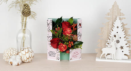 Christmas Gatefold Flowercards
