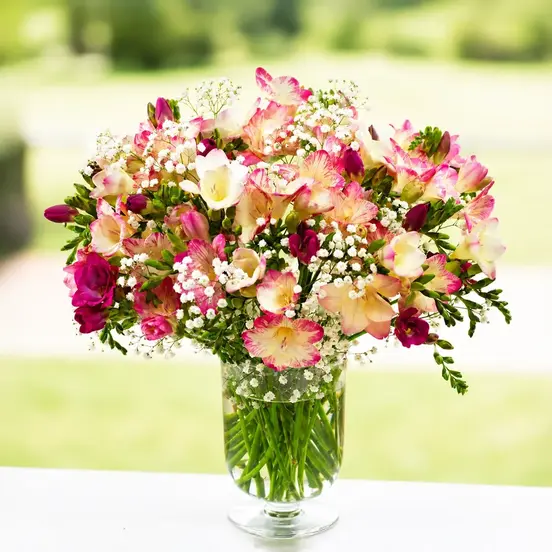 Pink Freesia Bouquet