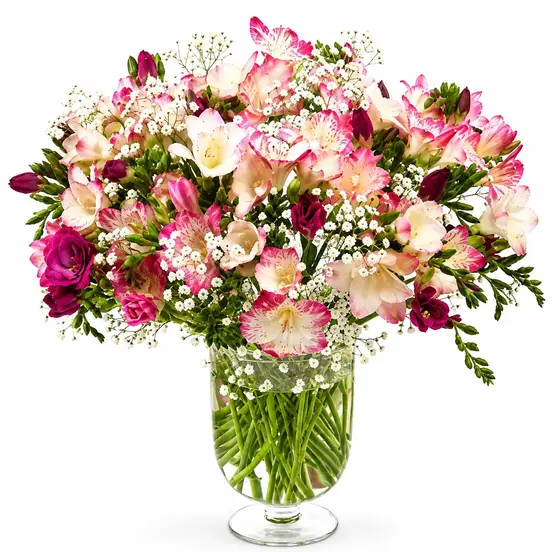 Pink Freesia Bouquet