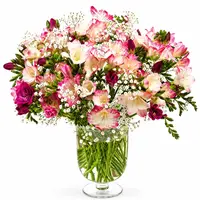Pink Freesia Bouquet