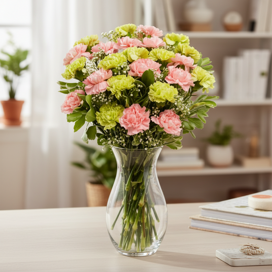 Deluxe Forever Friends Carnation Bouquet
