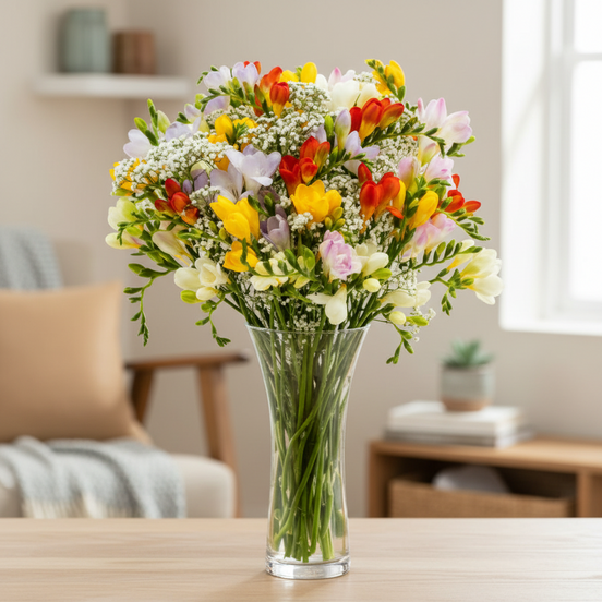 Scented Dreams Deluxe Mixed Freesia Bouquet