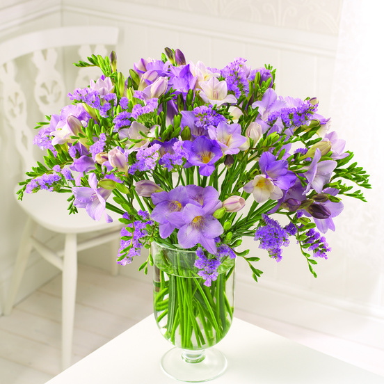 Blue Freesia Bouquet