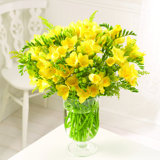 Yellow Freesia Bouquet