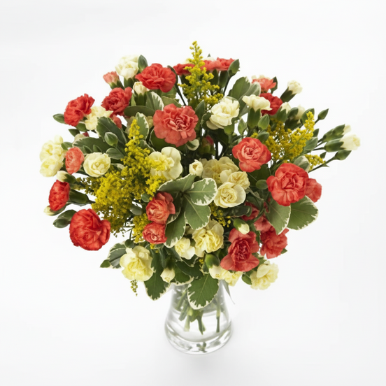 Blazing Spray Carnation Bouquet